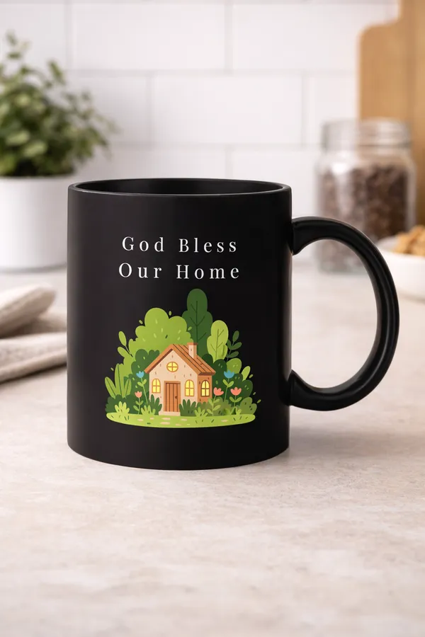 Gospel_Threads_God_Bless_Our_Home_Black_Ceramic_Coffee_Mug_|_Christian_Home_Blessing_Scripture_Mug_India_|_Faith_Housewarming_Gift_for_Christian_Families