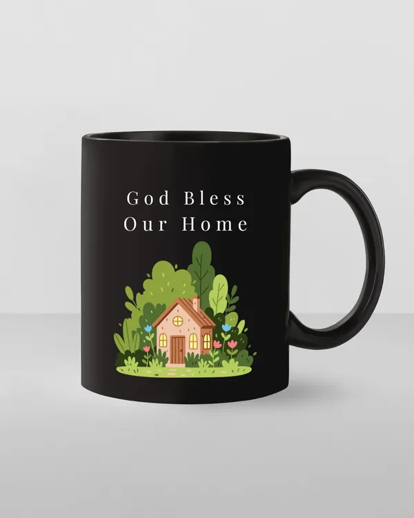 Gospel_Threads_God_Bless_Our_Home_Black_Ceramic_Coffee_Mug_|_Christian_Home_Blessing_Scripture_Mug_India_|_Faith_Housewarming_Gift_for_Christian_Families