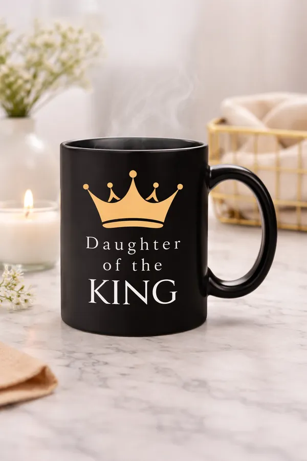 Gospel_Threads_Daughter_Of_The_Highest_King_Black_Ceramic_Mug_|_Christian_Women_Royalty_Faith_Mug_India_|_Scripture_Empowerment_Gift_for_Girls_&_Women