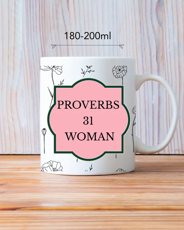 Gospel_Threads_Proverbs_31_Woman_Ceramic_Mini_Mug_|_Christian_Gift_for_Women_India_|_Scripture_Coffee_Mug
