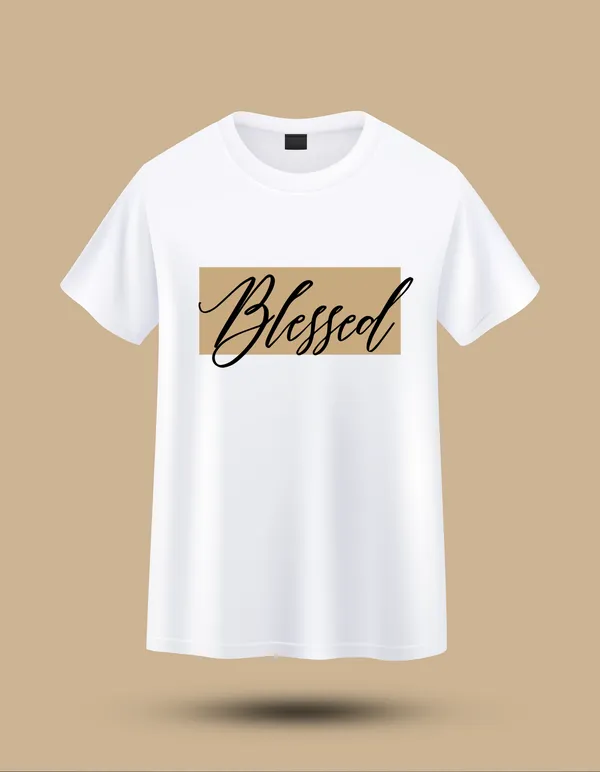 Gospel_Threads_Blessed_Christian_T-Shirt_|_Scripture_Unisex_Cotton_Tee_|_Faith_Apparel_India