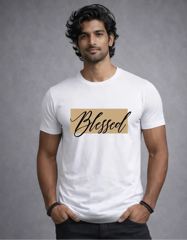 Gospel_Threads_Blessed_Christian_T-Shirt_|_Scripture_Unisex_Cotton_Tee_|_Faith_Apparel_India