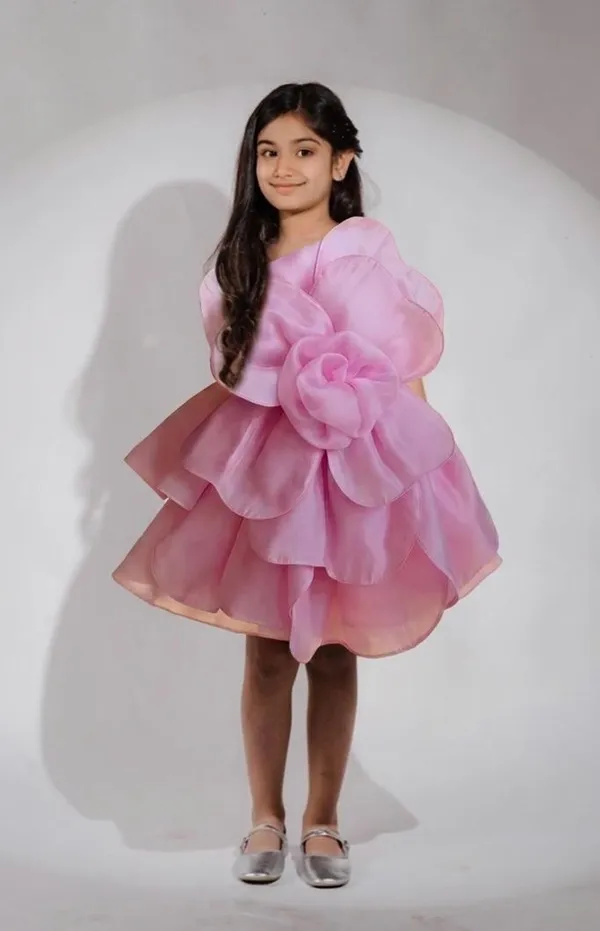 Pink_Organza_Premium_Dress_For_Kids