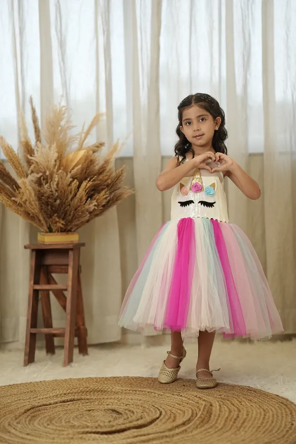 White_And_Pink_Tulle_Premium_Gown_For_Kids