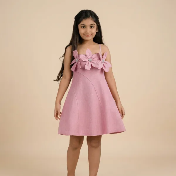 Pink_Tulle_Premium_Dress_For_Kids