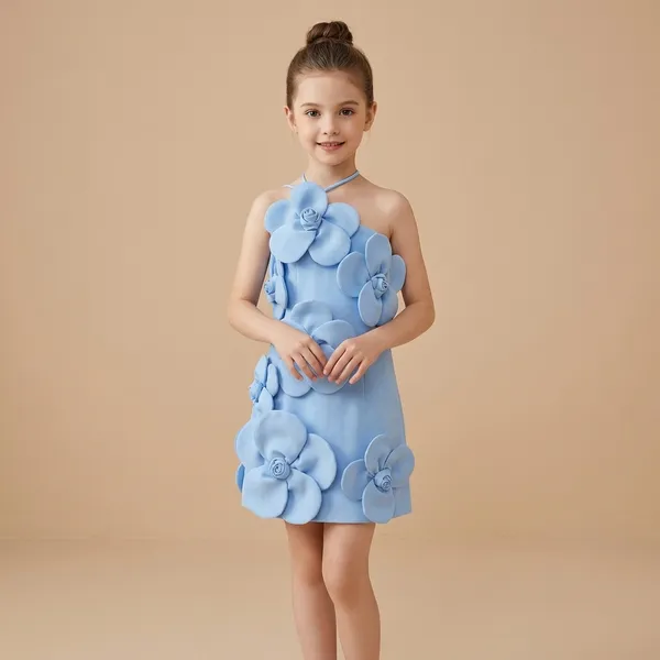 Skyblue_Tulle_Premium_Dress_For_Kids