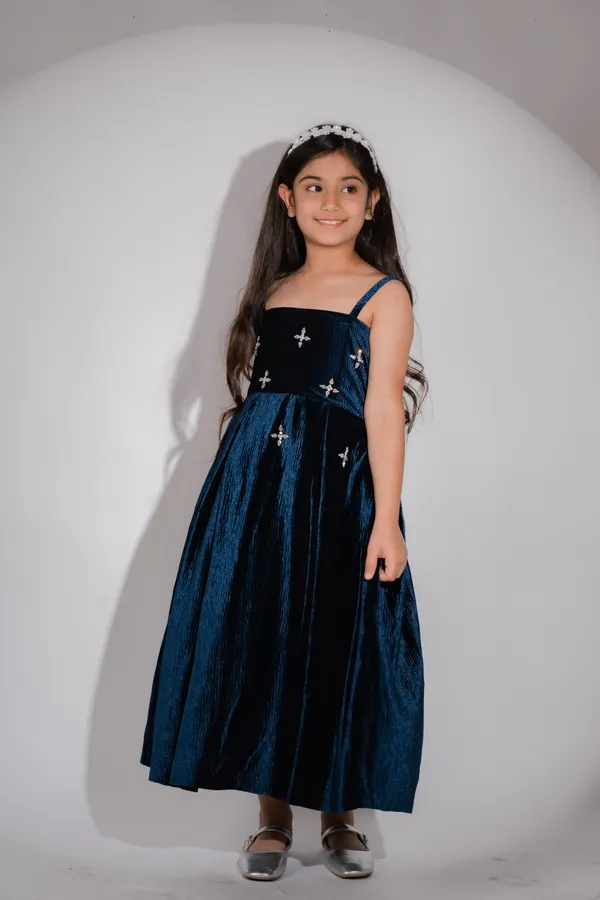 Rani_Blue_Tulle_Premium_Gown_For_Kids