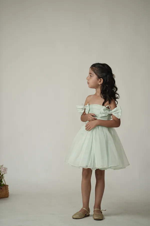 Green_Tulle_Premium_Dress_For_Kids