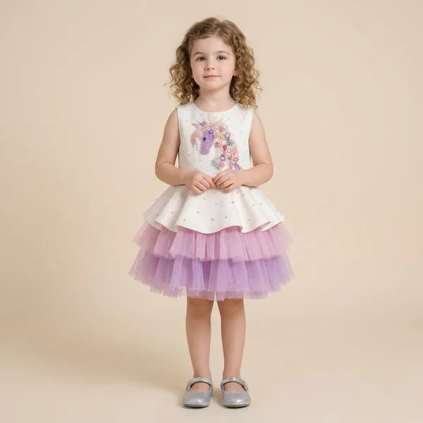 Multicolour_Tulle_Premium_Dress_For_Kids