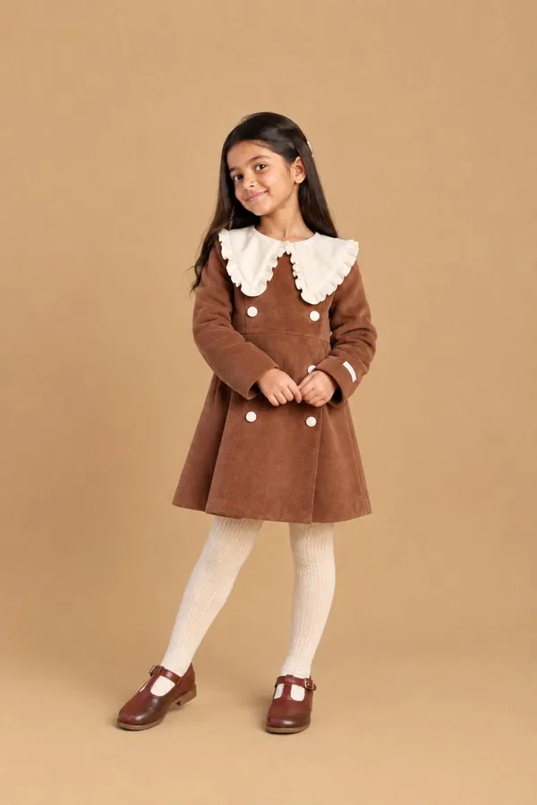 Girls_Brown_Jacket_Dress