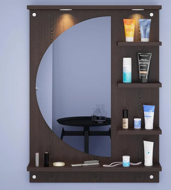 Rosebell_Wenge_Engineered_Wood_Led_Dressing_Mirror_For_Home_Decor