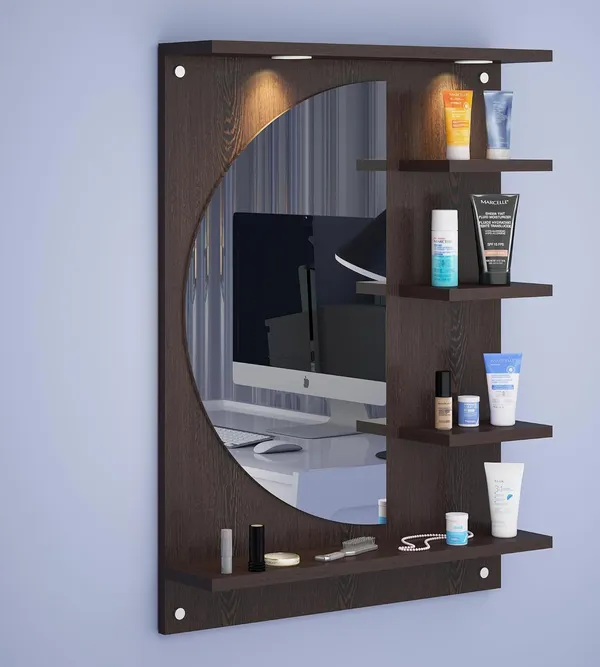 Rosebell_Wenge_Engineered_Wood_Led_Dressing_Mirror_For_Home_Decor