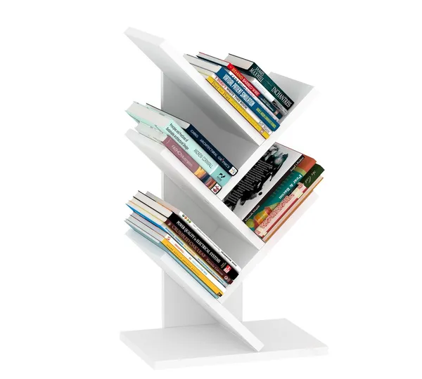 Rosebell__Walnut_Engineered_Wood_Tree_Bookshelf_For_Home_Decor