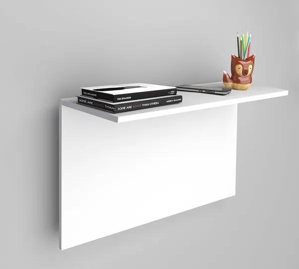 Rosebell_White_Engineered_Wood_Wall_Mounted_Folding_Table_For_Home_Decor