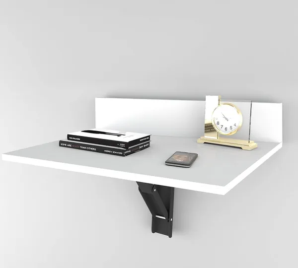 Rosebell_White_Engineered_Wood_Wall_Mounted_Folding_Table_For_Home_Decor