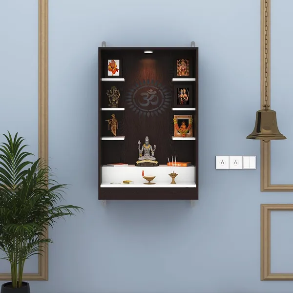 Rosebell_Wenge_And_White_Engineered_Wood_Wall_Temple_/_Mandir_For_Home_Decor