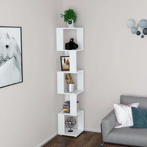 Rosebell_White_Engineered_Wood_Corner_Standing_Shelf_For_Home_Decor