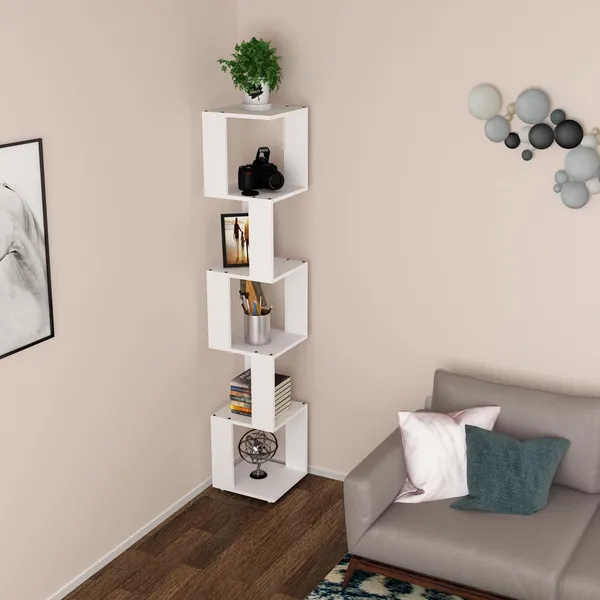 Rosebell_White_Engineered_Wood_Corner_Standing_Shelf_For_Home_Decor