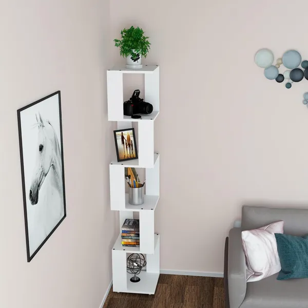 Rosebell_White_Engineered_Wood_Corner_Standing_Shelf_For_Home_Decor