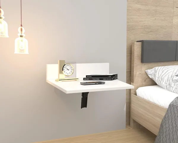 Rosebell_White_Engineered_Wood_Wall_Mounted_Folding_Table_For_Home_Decor
