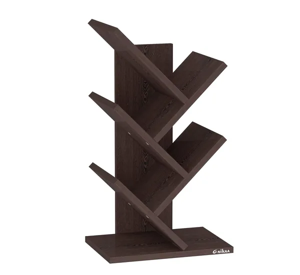 Rosebell_Wenge_Engineered_Wood_Tree_Bookshelf_For_Home_Decor