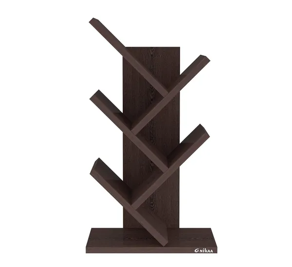 Rosebell_Wenge_Engineered_Wood_Tree_Bookshelf_For_Home_Decor