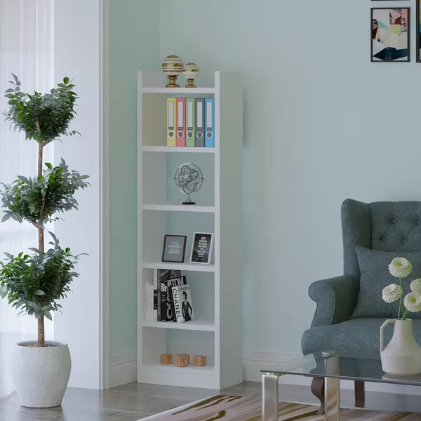Rosebell__White_Engineered_Wood_Bookshelf_For_Home_Decor
