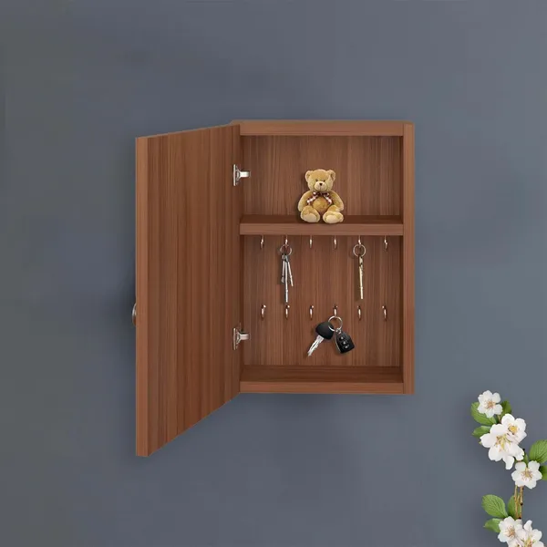 Rosebell__Brown_Engineered_Wood_Key_Holder_For_Home_Decor