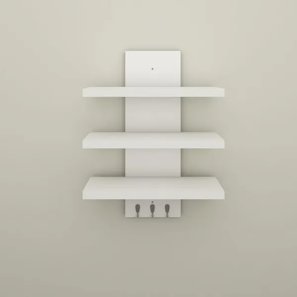 Rosebell_White_Engineered_Wood_Key_Holder_For_Home_Decor