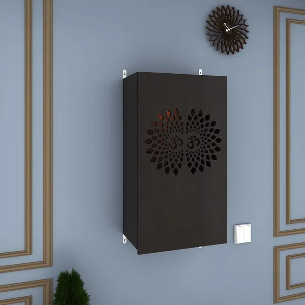 Rosebell__Wenge_Engineered_Wood_Wall_Temple_Shelf_For_Home_Decor