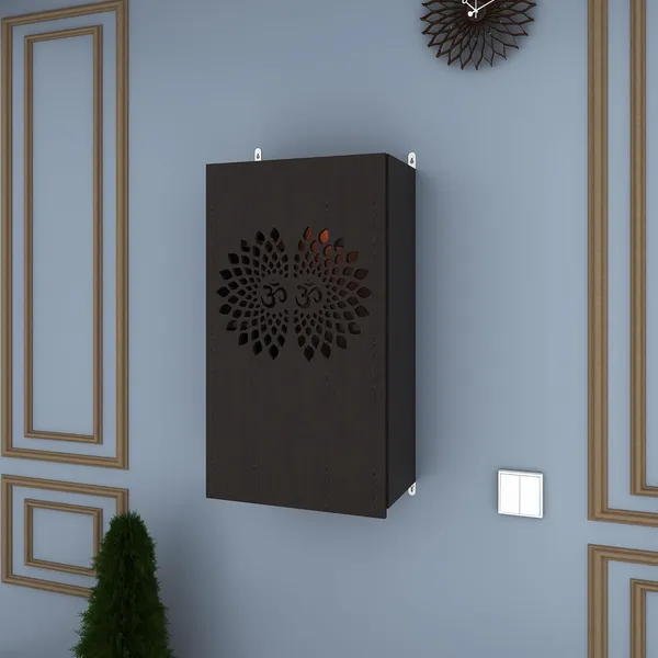 Rosebell__Wenge_Engineered_Wood_Wall_Temple_Shelf_For_Home_Decor
