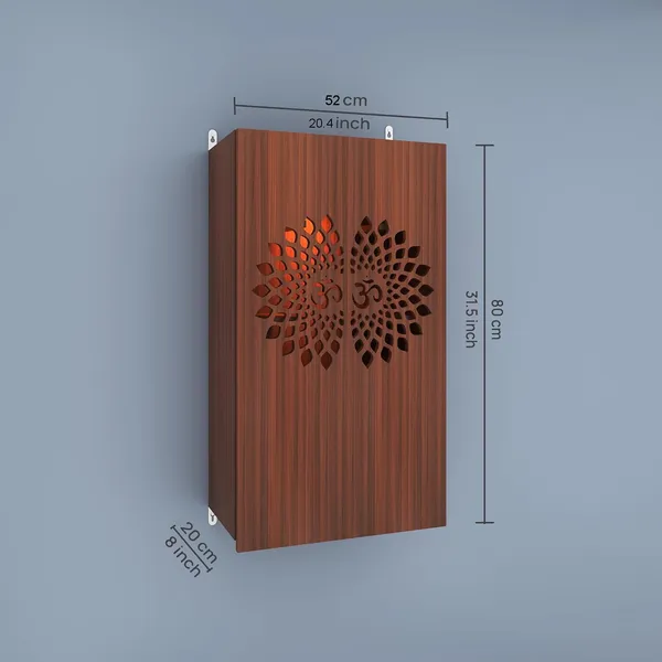 Rosebell_Walnut_Engineered_Wood_Wall_Temple_Shelf_For_Home_Decor