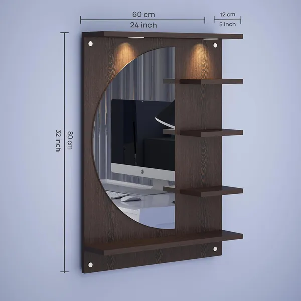 Rosebell_Wenge_Engineered_Wood_Led_Dressing_Mirror_For_Home_Decor