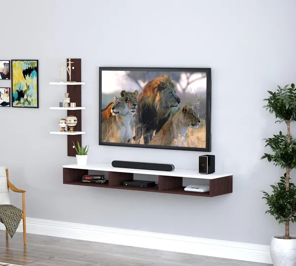 Rosebell_White_Wenge_Engineered_Wood_Tv_Unit_For_Home_Decor