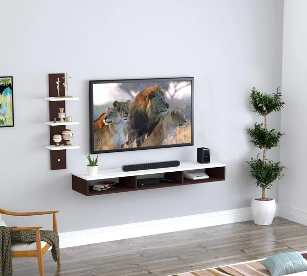 Rosebell_White_Wenge_Engineered_Wood_Tv_Unit_For_Home_Decor