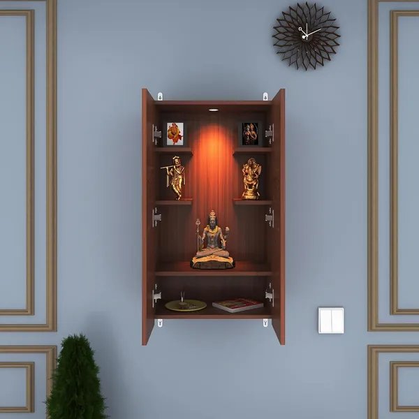 Rosebell_Walnut_Engineered_Wood_Wall_Temple_Shelf_For_Home_Decor