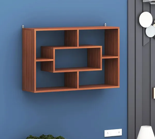 Rosebell_Walnut_Engineered_Wood_Wall_Shelf_For_Home_Decor