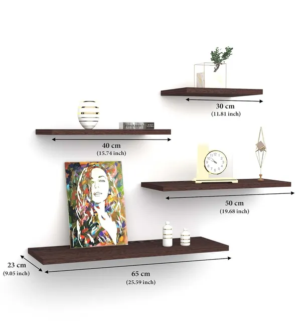 Rosebell__Wenge_Engineered_Wood_Wall_Shelf_For_Home_Decor