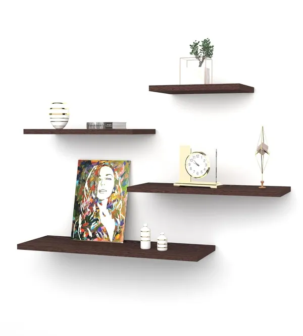 Rosebell__Wenge_Engineered_Wood_Wall_Shelf_For_Home_Decor