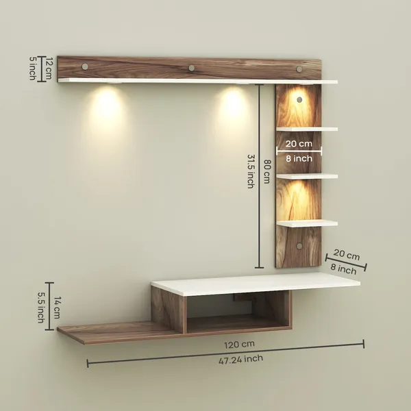 Rosebell_Coachwood_And_White_Engineered_Wood_Wall_Mounted_Shelf_For_Home_Decor