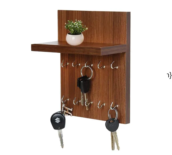Rosebell_Walnut_Engineered_Wood_Key_Holder_For_Home_Decor