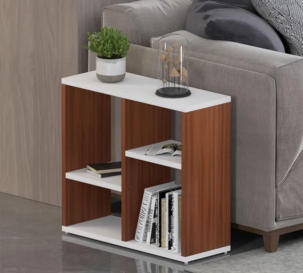 Rosebell__Walnut_White_Engineered_Wood_Side_Table_For_Home_Decor