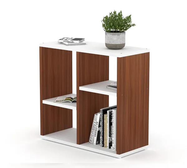 Rosebell__Walnut_White_Engineered_Wood_Side_Table_For_Home_Decor