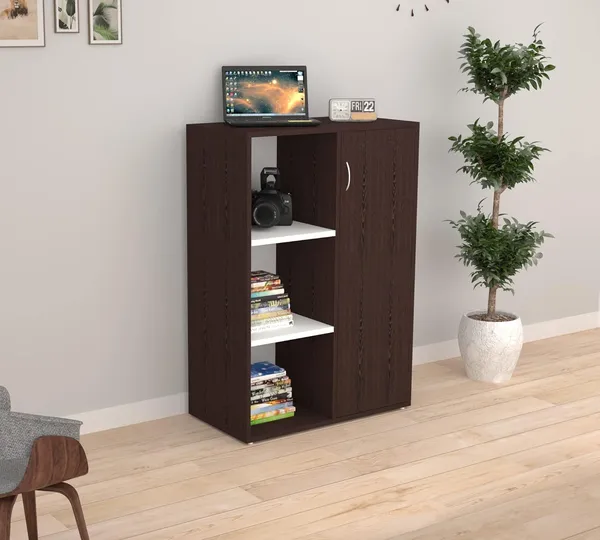 Rosebell_Brown_Engineered_Wood_Bookshelf_For_Home_Decor