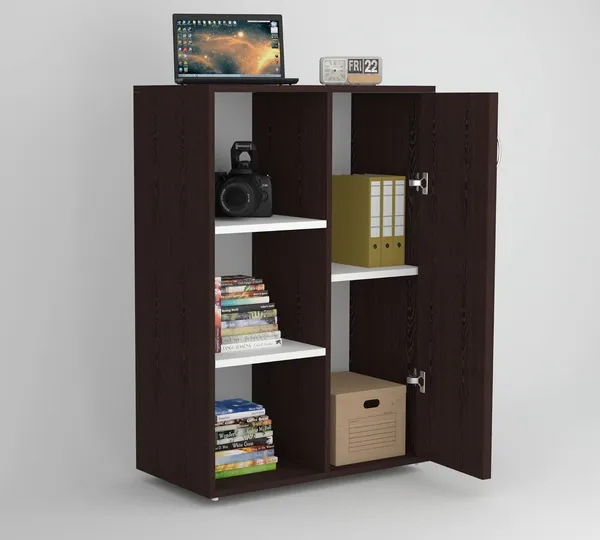 Rosebell_Brown_Engineered_Wood_Bookshelf_For_Home_Decor