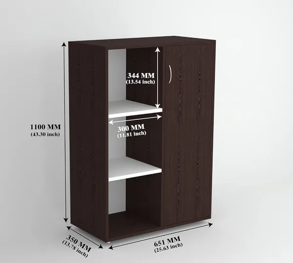 Rosebell_Brown_Engineered_Wood_Bookshelf_For_Home_Decor