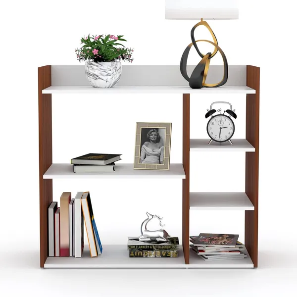 Rosebell__Walnut_White_Engineered_Wood_Side_Table_For_Home_Decor