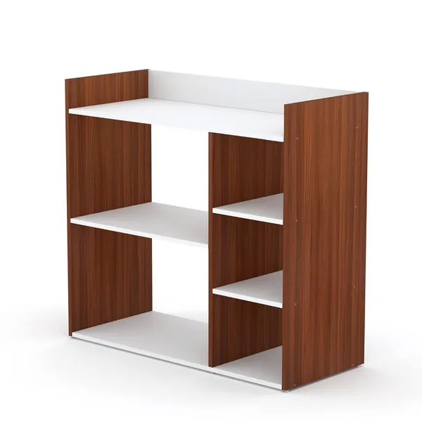 Rosebell__Walnut_White_Engineered_Wood_Side_Table_For_Home_Decor
