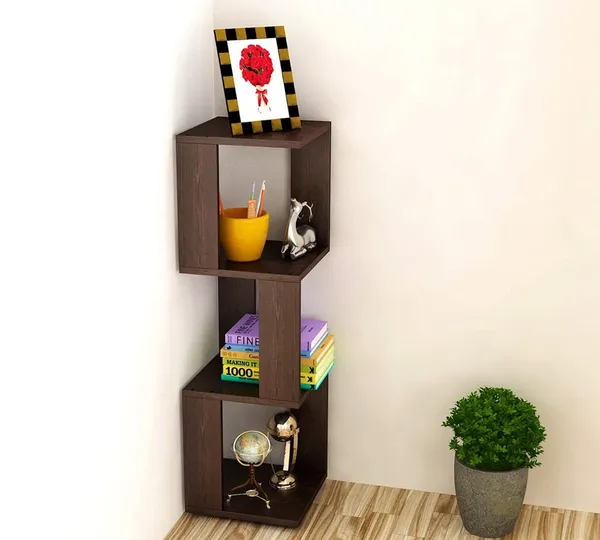 Rosebell_Wenge_Engineered_Wood_Corner_Wall_Shelf_For_Home_Decor