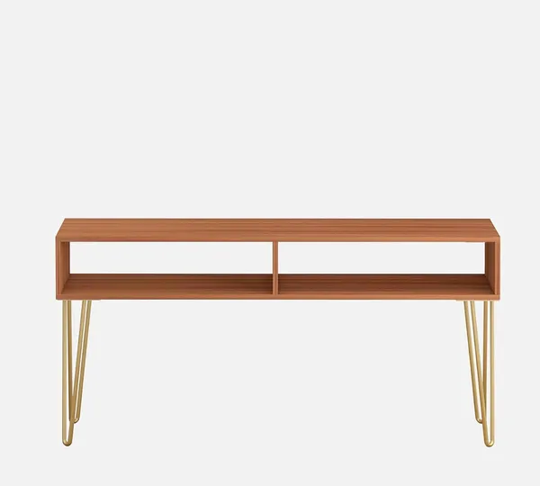 Rosebell_Walnut_Engineered_Wood_TV_Unit_with_Open_Storage_Shelves_&_Metal_Legs_for_Modern_Home_Decor